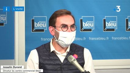 Josselin Durand, directeur du centre commercial Steel