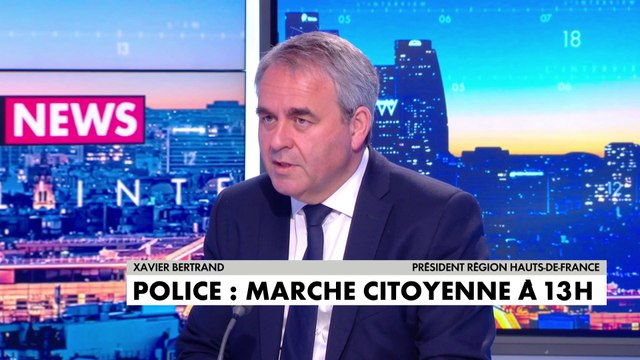 Xavier Bertrand : «Je serai candidat à l’élection présidentielle sur un projet de redressement (…) mais on ne pourra le faire que si on remet de l’ordre dans notre pays et ça passe en premier par le respect de l’autorité»