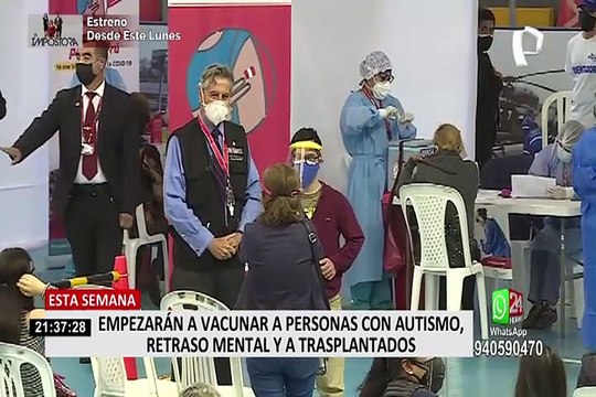 Ugarte anunció que se incorporó a tres grupos de comorbilidades para el proceso de vacunación