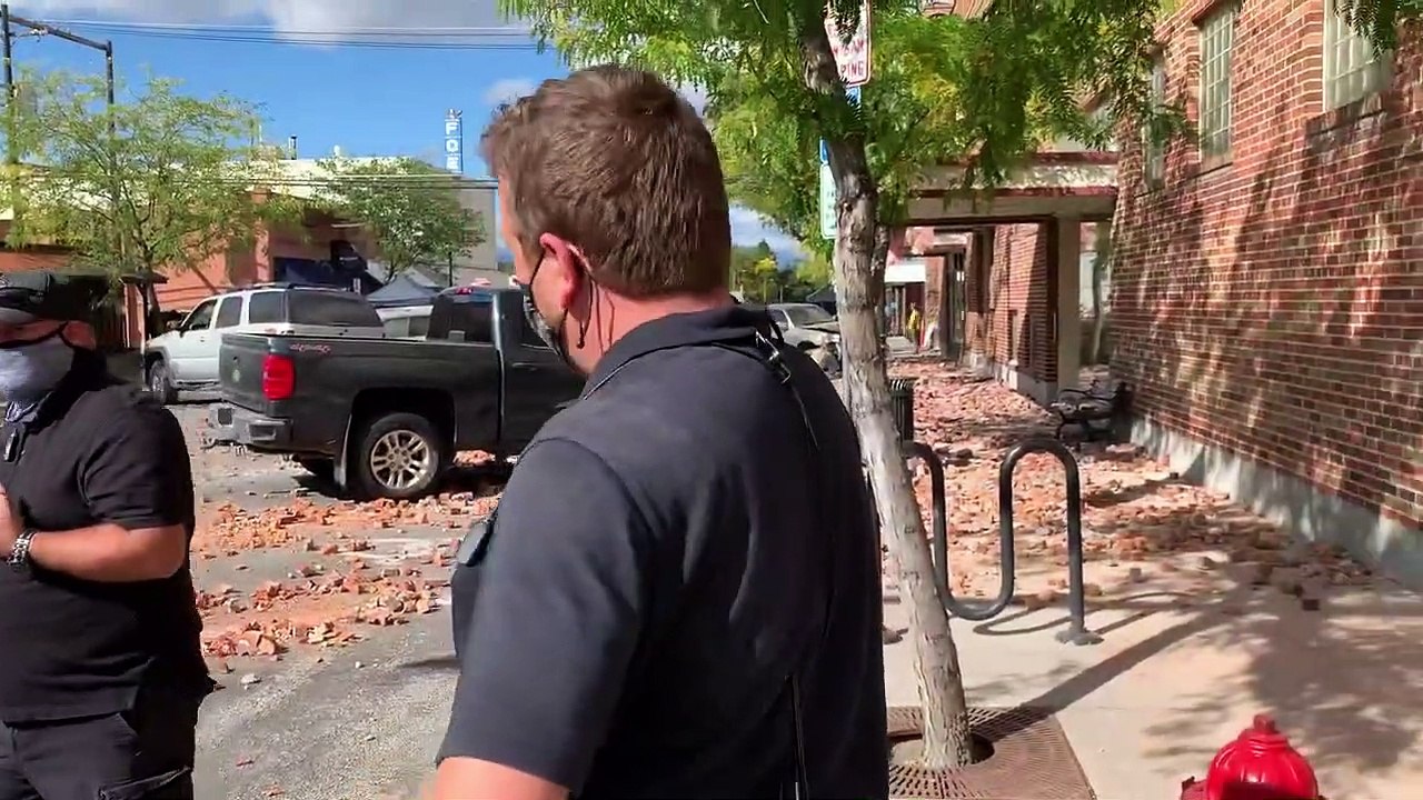 The Tv Show Yellowstone Filming In Downtown Hamilton, Montana.