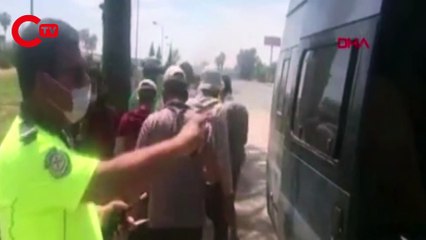 12 KİŞİLİK MİNİBÜSTEN 27 YOLCU İNDİ
