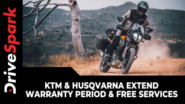 KTM & Husqvarna Extend Warranty Period & Free Services Period Due To Lockdown