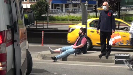 İstanbul’da ilginç kaza: Martı ile motosikletli boş yolda çarpıştı