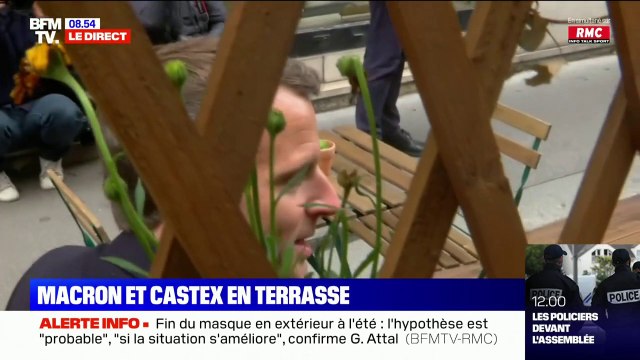 Emmanuel Macron: Il faut rester prudent (...) on n'est pas encore sorti [de l'épidémie], ce sont des étapes progressives de réouverture.