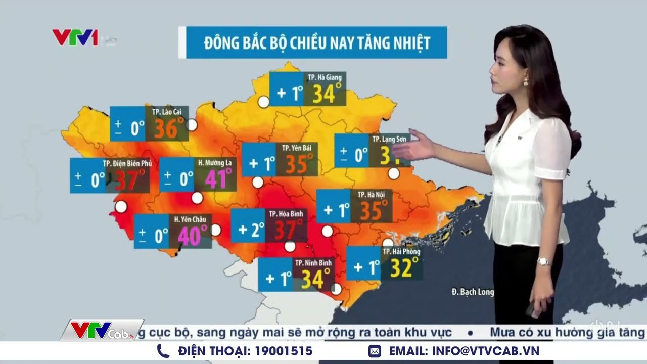 Dự báo thời tiết chiều tối nay 19/5  Bản tin dự báo thời tiết đêm nay
