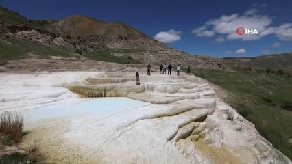 Van'ın Pamukkale'si ziyaretçilerini bekliyor