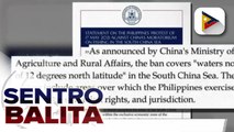 Pilipinas, iprinotesta ang fishing ban ng China sa South China Sea kung saan kasama ang ating EEZ