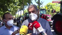 Tractorada para exigir un reparto justo del agua en Sevilla