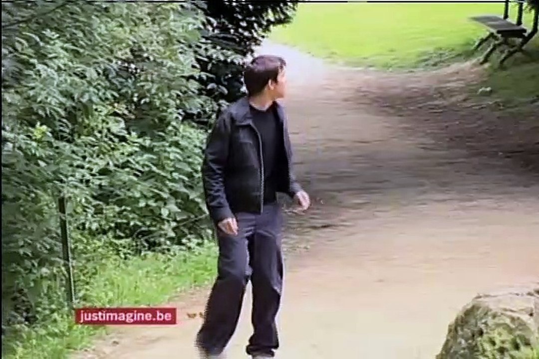 Tarzan kid throws bananas