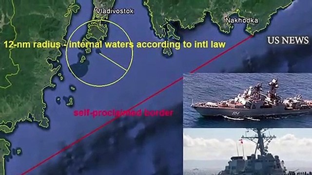 Russia protests border violation by US warship