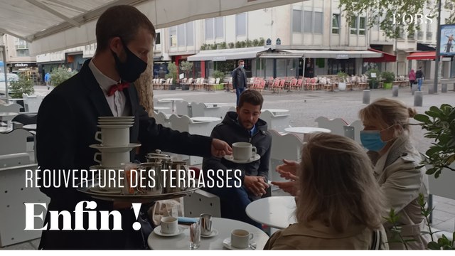 Déconfinement : les Français savourent la réouverture les terrasses