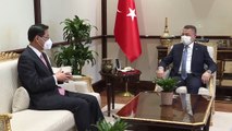ANKARA - Cumhurbaşkanı Yardımcısı Oktay, Çin Halk Cumhuriyeti Ankara Büyükelçisi ile görüştü