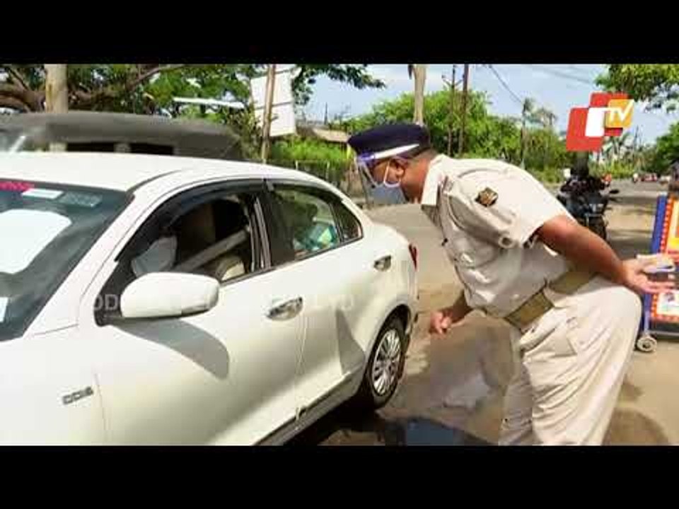 Weekend Shutdown- Police Intensify Checking In Cuttack