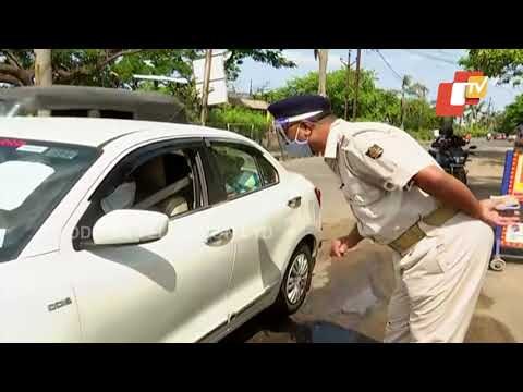 Weekend Shutdown- Police Intensify Checking In Cuttack