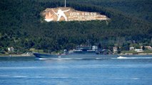 Son dakika haberleri | Rus savaş gemisi 'Alexander Otrakovsky' Çanakkale Boğazı'ndan geçti