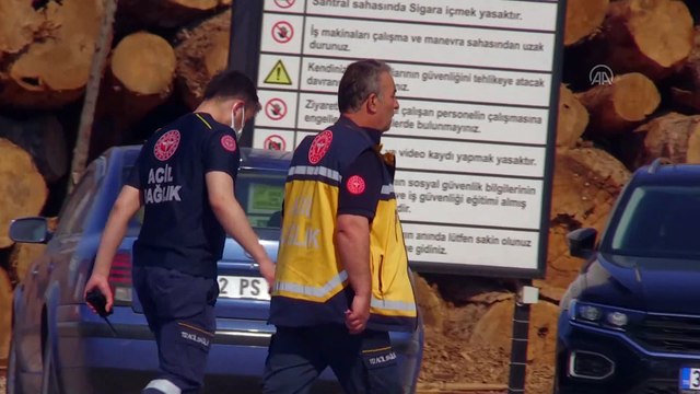 AFYONKARAHİSAR - Biyokütle enerji santralindeki yangın kontrol altına alındı