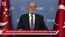 Karamollaoğlu: İçişleri Bakanı iddialardan aklanmak istiyorsa görevi terk etmeli