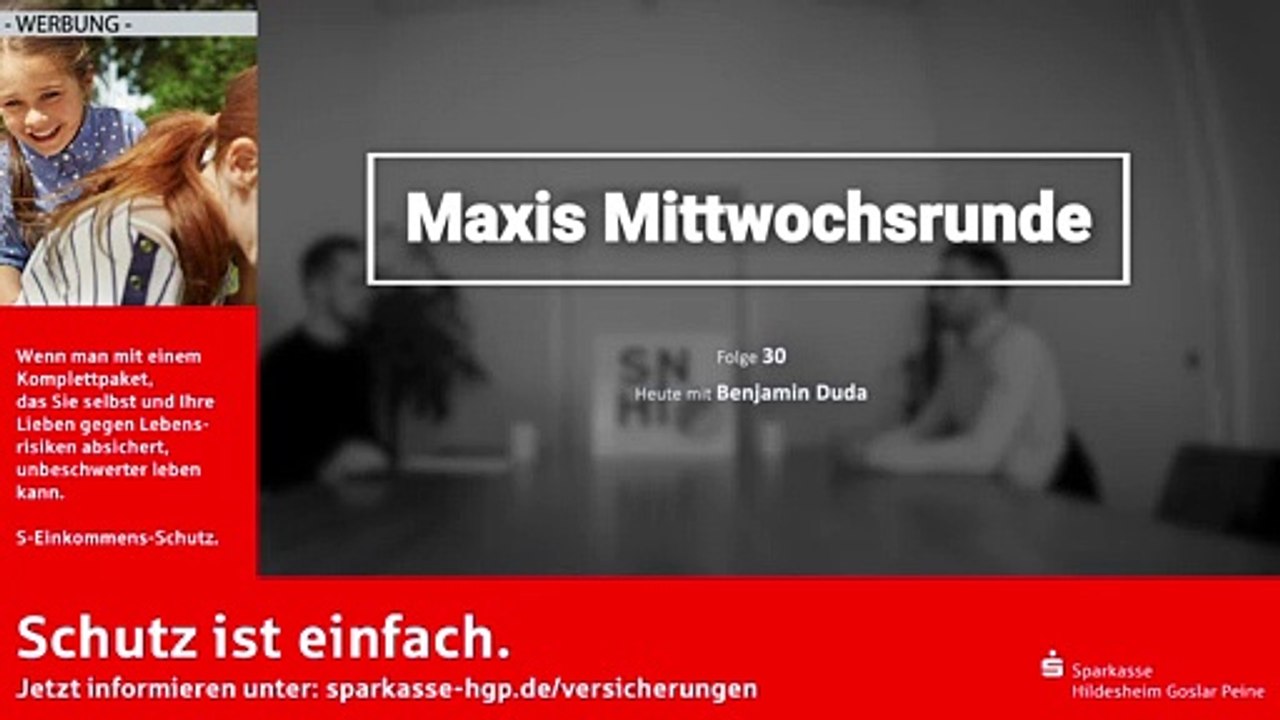 Teaser zu Maxis Mittwochsrunde mit Benjamin Duda