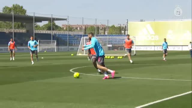 Ramos, Valverde y Vinicius se entrenan al margen del grupo