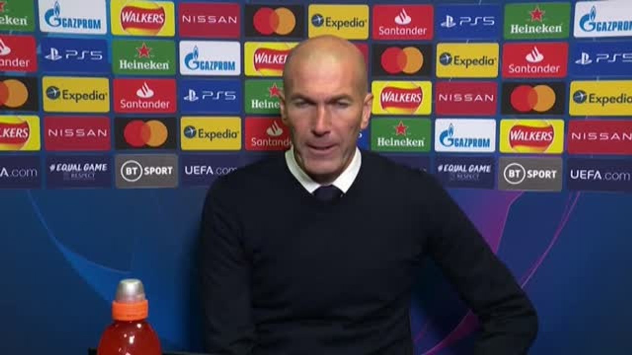 Zidane: "Lo hemos intentado, pero el Chelsea ha sido superior"