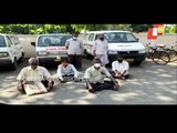 Senior Citizens Stage Protest Over Unavailability of Vaccine In Balasore's Nilagiri