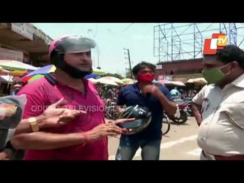 Odisha Lockdown | People Violate Covid-19 Norms At Balasore Market, Fined