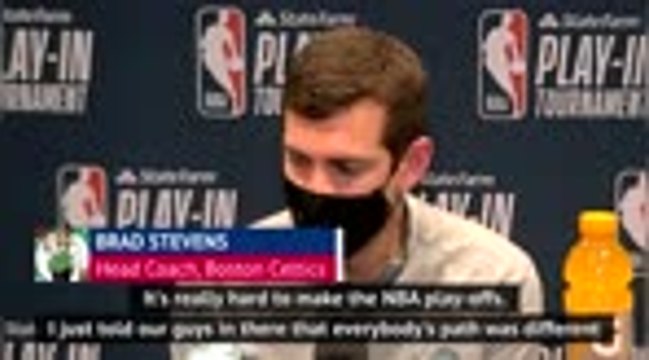 Stevens proud to see Celtics rise to challenge of reaching playoffs