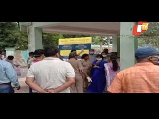 Tension At IGH Rourkela During Covid-19 Vaccination Drive