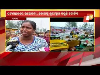 Nor’wester Damages Tent Houses In Cuttack