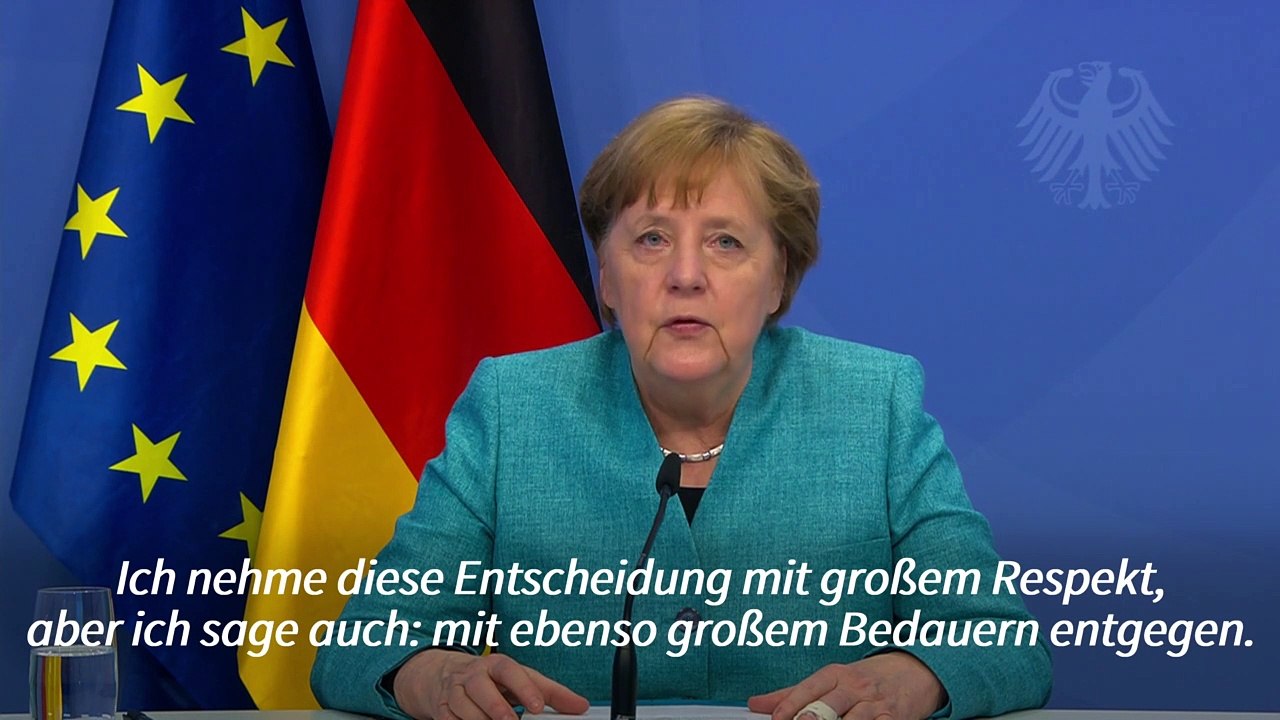 Merkel äußert 'großes Bedauern' über Giffeys Rücktritt
