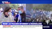Au rassemblement de policiers à Paris, Claude Simonetti (Unité SGP Police FO Vaucluse) attend "des réponses" de la justice et du gouvernement pour éviter que des policiers meurent, comme Éric Masson tué à Avignon le 5 mai