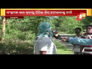 Used PPE Kits Thrown On Roadside In Gajapati's Mohana