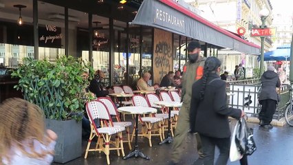 - Fransa’da kafe ve restoranların dış kısımları açıldı- Yağmur nedeniyle beklenen yoğunluk yaşanmadı