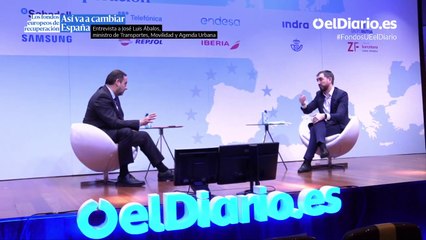 Entrevista a el ministro Ábalos en la jornada de elDiario.es sobre los fondos de recuperación europeos