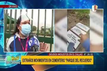 Denuncian retiro de lápidas en cementerio “Parque del Recuerdo” en el Callao