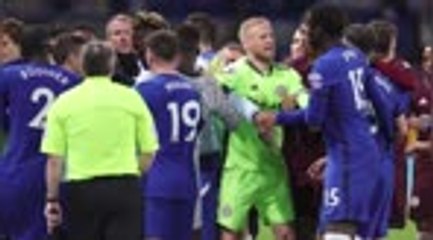 Chelsea and Leicester players involved in huge brawl