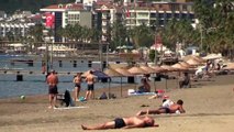 MUĞLA - Turizm merkezlerinin sahillerinde yoğunluk