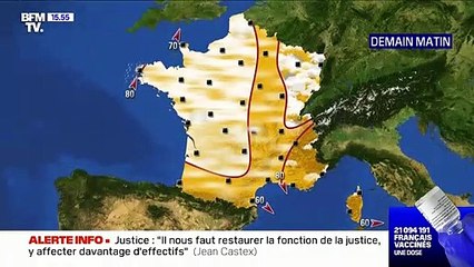 La météo pour ce jeudi 20 mai 2021