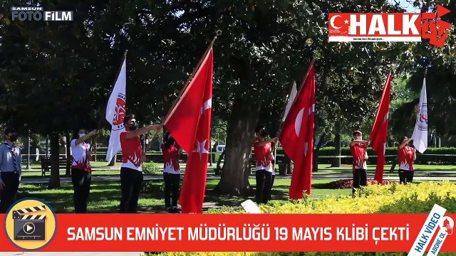 Samsun Emniyet Müdürlüğü 19 Mayıs klibi çekti