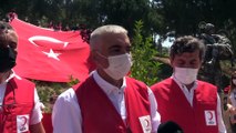 ADANA - Türk Kızılayın gönüllü gençlerinden 19 Mayıs kutlaması