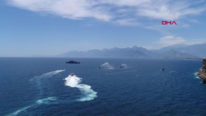 ANTALYA'DA 19 MAYIS ETKİNLİKLERİ DENİZE TAŞINDI