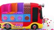 Colors for Children to Learn with Bus Transporter Toy Color Balls - Educational Videos