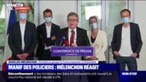 Policiers: Jean-Luc Mélenchon dénonce une 