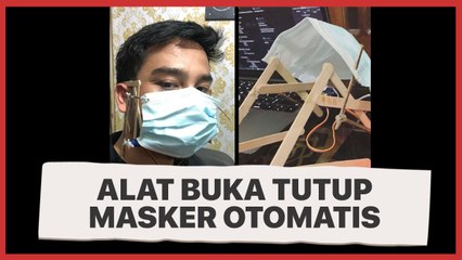 Hebat! Pemuda Bekasi Ciptakan Inovasi Alat Buka Tutup Masker Otomatis
