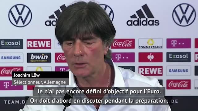 Euro 2020 - Löw : Pas favoris, contrairement à la France