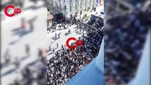 Beşiktaş taraftarından polise 'sık bakalım' sloganları