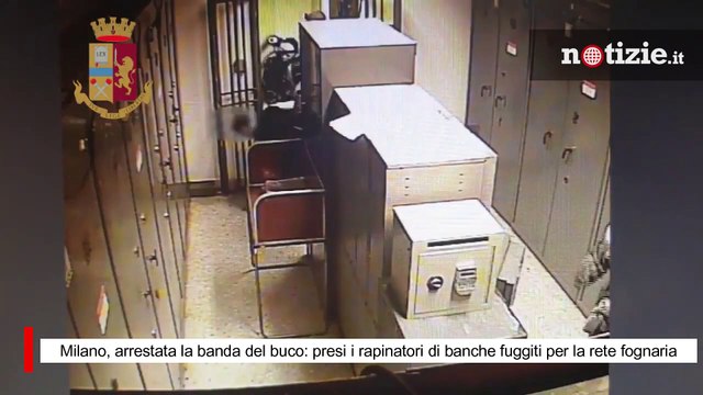 Milano, arrestata la banda del buco: presi i rapinatori di banche fuggiti per la rete fognaria