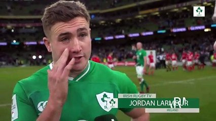 Jordan Larmour Reacts to Ireland's Bonus Point Victory 🇮🇪