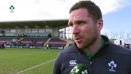 Griggs Proud Of Ireland Effort