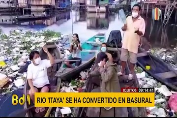 Iquitos: río “Itaya” se ha convertido en un basural